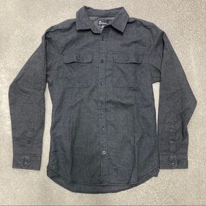 Burnside Black Button Up